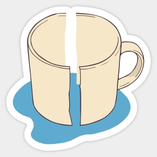 Split Mug Sticker